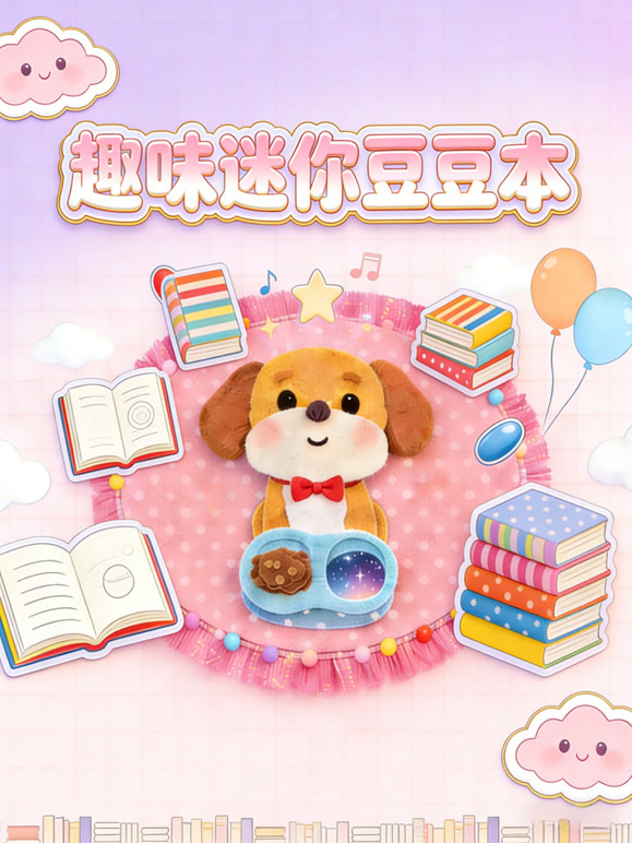 趣味迷你豆豆本