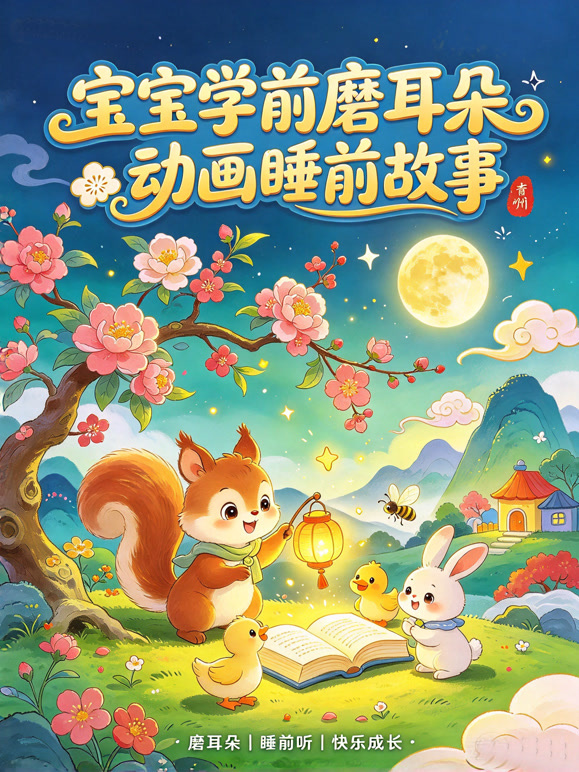 宝宝学前磨耳朵动画睡前故事