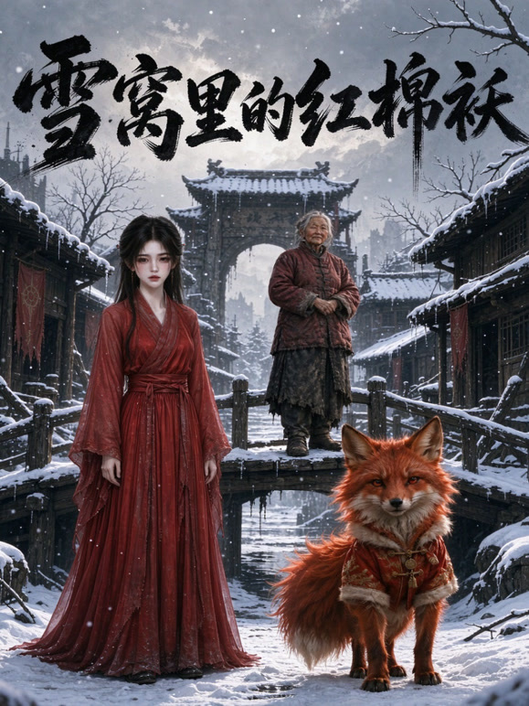 雪窝里的红棉袄