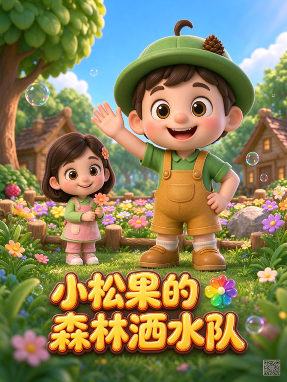 小松果的森林洒水队