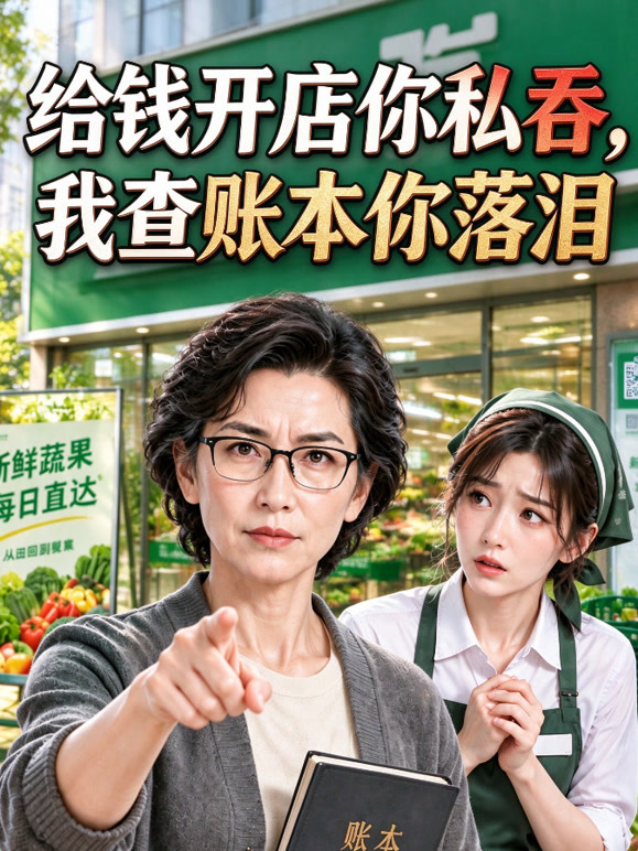 给钱开店你私吞，我查账本你落泪